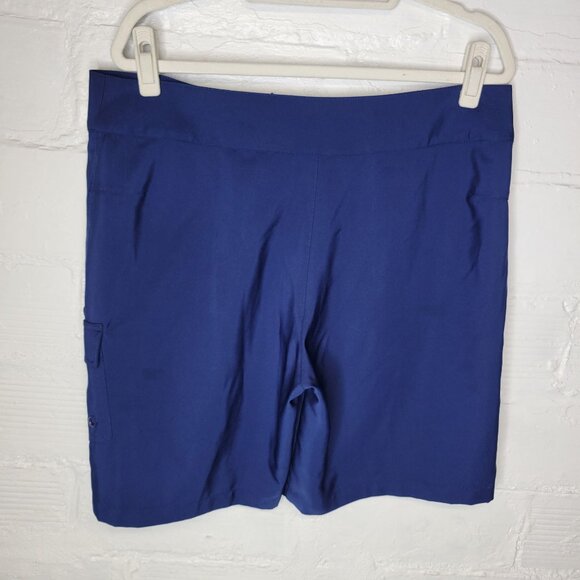 Jag Women's XL Cargo Shorts Blue Pull On Drawstring - Picture 2 of 4